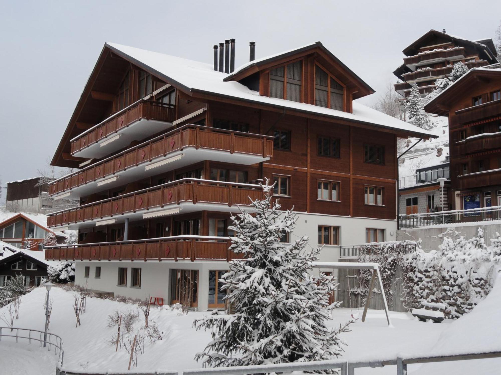 Chalet Bella Vista 6 Wengen Dış mekan fotoğraf